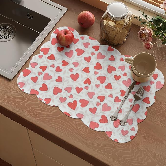 Vinyl Placemats Set of 4-12x17 Inch by NEIGELUO