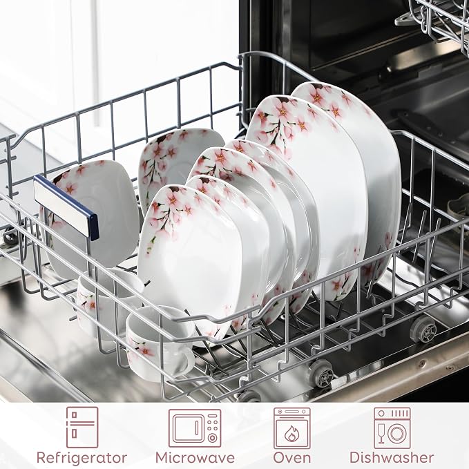 VEWEET 30 PCS Ceramic Dinnerware Sets - Image 6