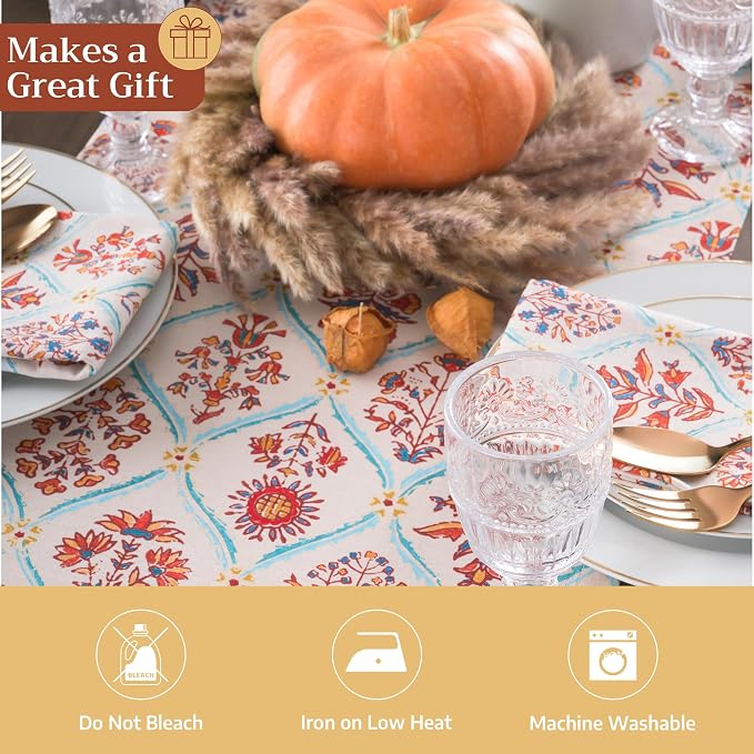 Maison d' Hermine Table Runner 100% Cotton 14.50" x 108" | Table Runners 108 - Image 5
