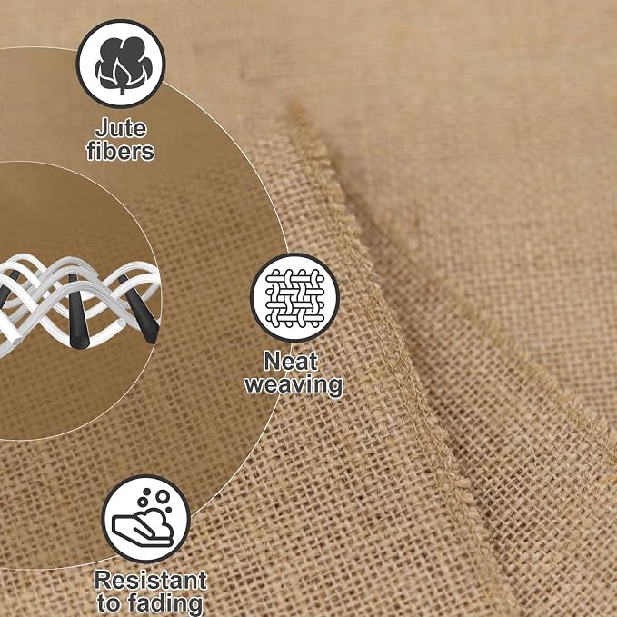 12 Pack Burlap Table Runners 12x72 Inch - Image 5