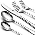 NICE KITCHEN Silverware Set, 40 Piece Stainless Steel Cutlery Sets by Nice+Kitchen