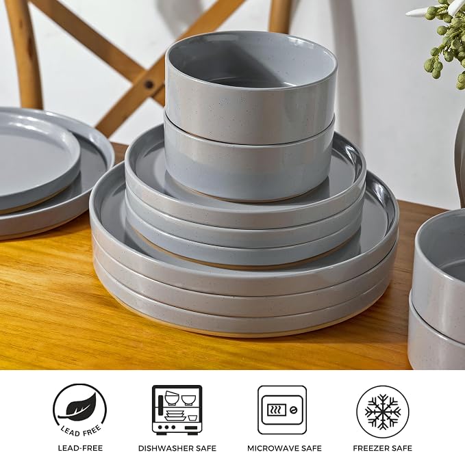 AmorArc Stoneware Dinnerware Sets - Image 4