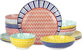 Selamica Ceramic Dinnerware Sets, 16 Pieces Dishes Set by Selamica