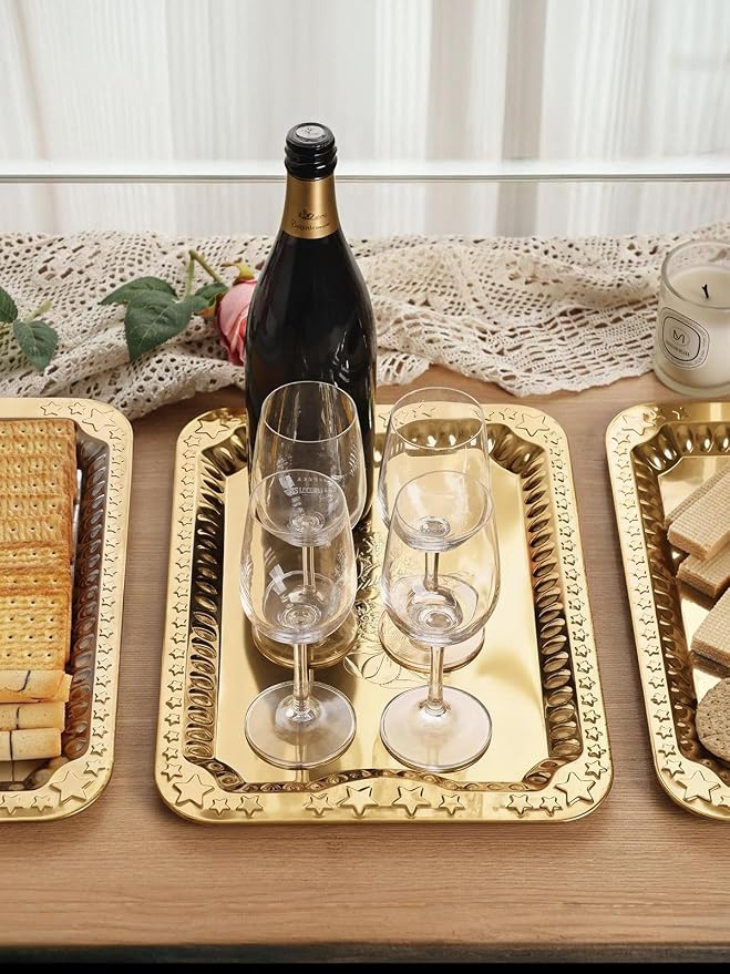 4 Pack America 250 Year Anniversary Gold Trays - Image 6