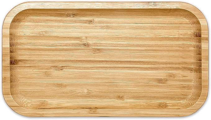 Bam&Boo Bamboo Serving Tray Natural Minimalist Rectangular Coffee, Decor - Image 5