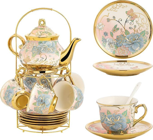 20 Pieces Porcelain Tea Set by TATSUMI