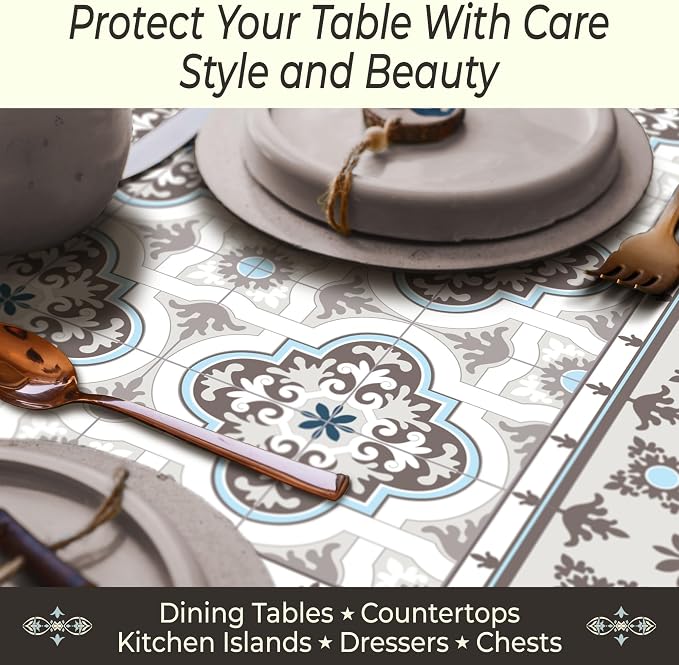 Heat Resistant Table Runner, 39 x 12 Inch - Image 3