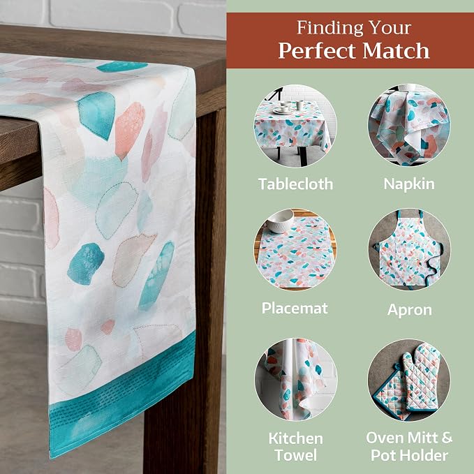 Maison d' Hermine Table Runner 100% Cotton 14.50" x 108" | Table Runners 108 - Image 5
