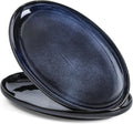 vicrays Serving Platter Ceramic Tray Plates Extra Large Oval 14.5 Inch by VicraysCeramic