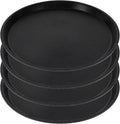 4 Pack Restaurant Serving Tray, 11 Inch Round Plastic Food Service Tray by Unknown
