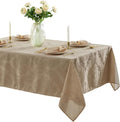 Newbridge Barcelona Luxury Damask Fabric Tablecloth, 60” Wide x 120” Rectangle by HomeBargainsPlus