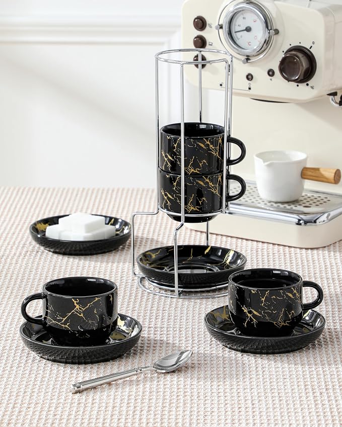 MALACASA 4 OZ Porcelain Espresso Cups - Image 7