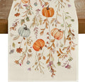 RABUSOFA Fall Table Runner 13x108 Inch Pumpkins Fall Decor by RABUSOFA