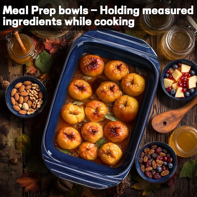 Small Bowls Set of 4, 12 oz Ceramic Embossment Dessert Bowls, Bowl - Image 6