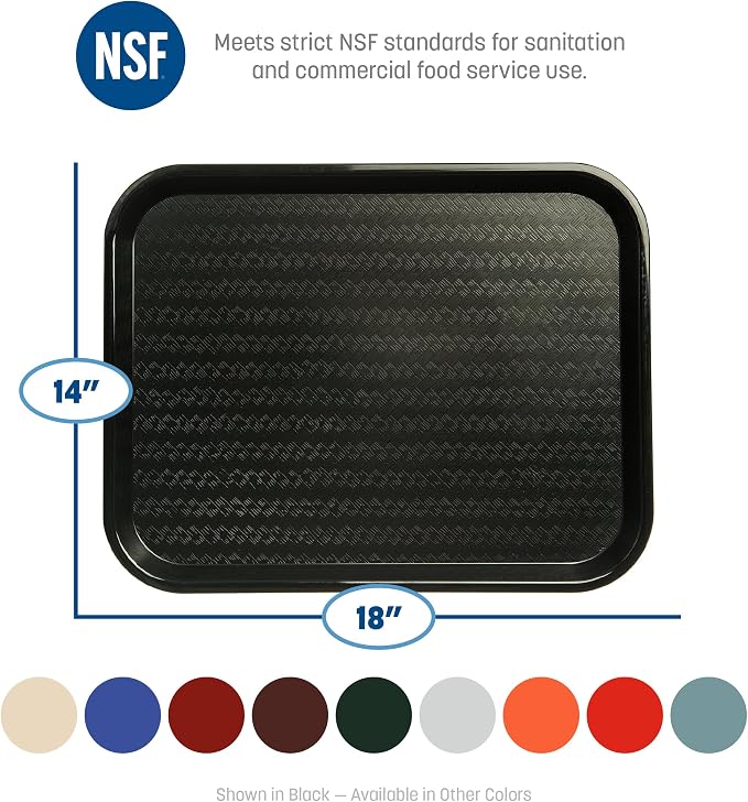 Carlisle FoodService Products Cafe Fast Food Cafeteria Tray - Image 5