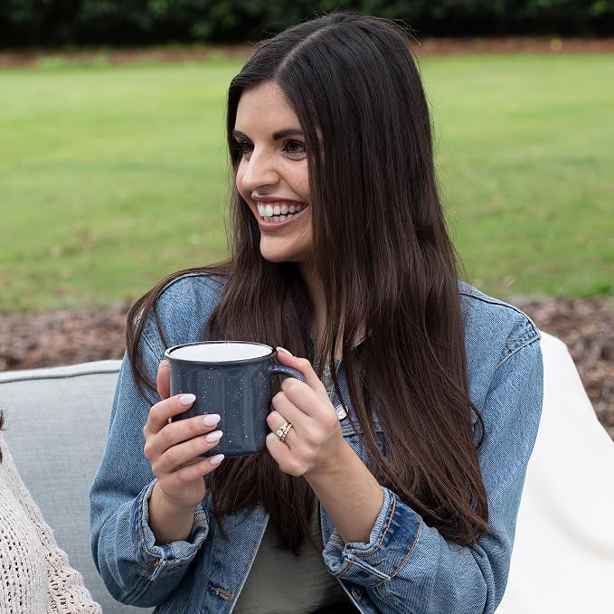 Set of 8 Ceramic Campfire Mugs – 15 Oz, Camping – Customizable - Image 6