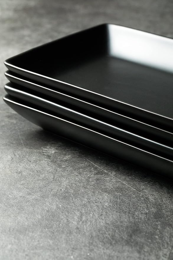 LAUCHUH Serving Platters, Porcelain Rectangular Serving Plates, 14 inches | - Image 7