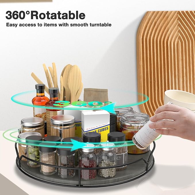 Lazy Susan Turntable Organizer - Image 2