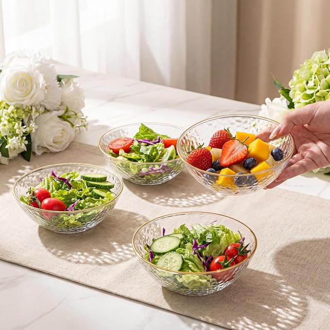 Tinybee 50 Pack Clear Plastic Bowls - Image 8