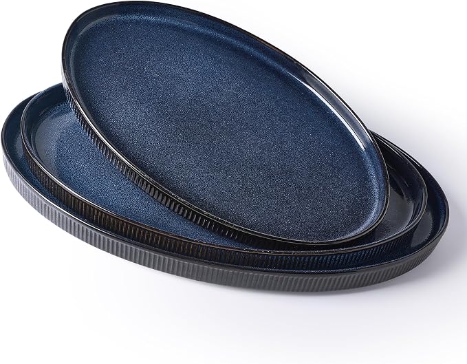 famiware Large Serving Platters Set of 3 Sizes by Famiware