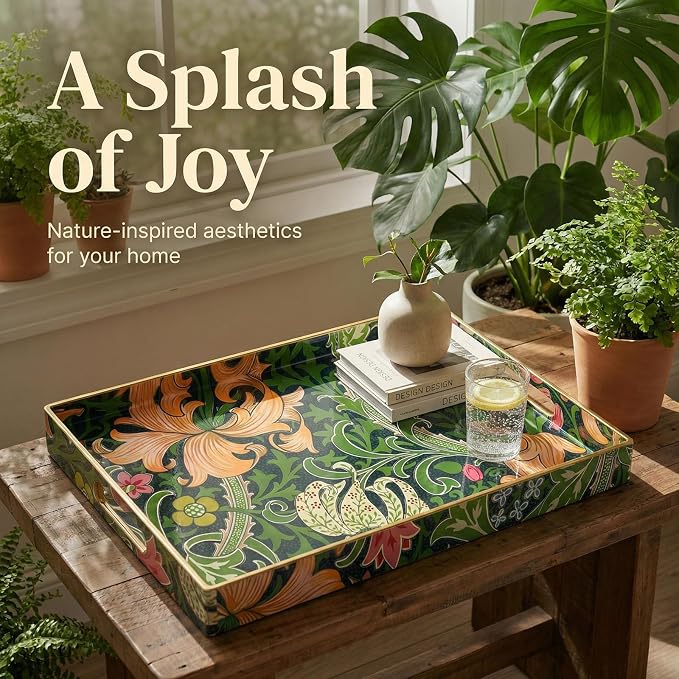Decorative Tray, Marbling Plastic Tray - Image 6