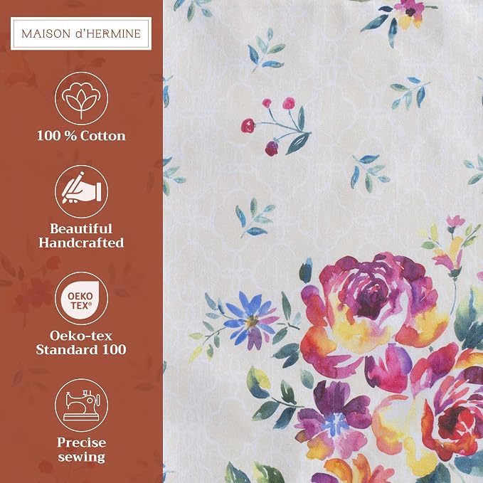 Maison d' Hermine Placemats Set of 4 Reusable 100% Cotton | Cloth Place Mats - Image 2