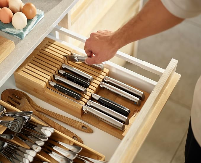 Joseph Joseph DrawerStore Knife Organizer, holds up to 12+ knives, Kitchen - Image 6