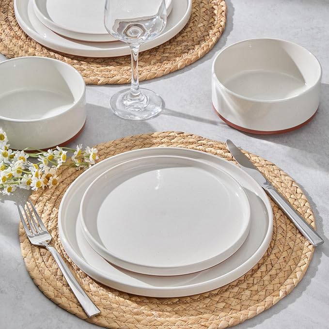 LIANYU Stoneware Dinnerware Set Service - Image 6