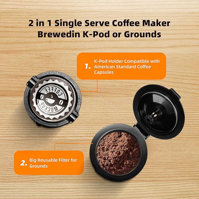 Horavie Mini Single Serve Coffee Maker - Image 3