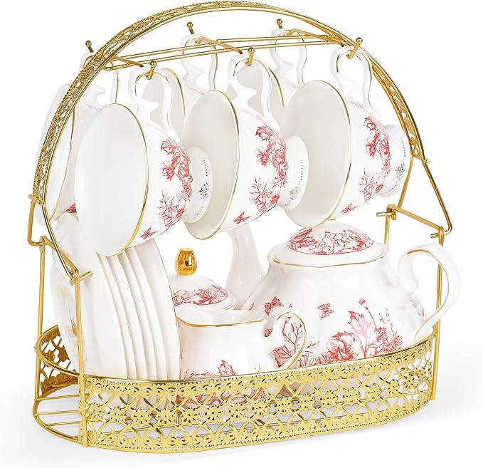 fanquare Vintage Porcelain Tea Set by fanquare