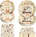180Pcs Halloween Ghost Party Supplies Paper Plates and Napkins Serve 60 | by Hpscdyo
