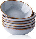 AmorArc Ceramic Cereal Bowls Set of 6, 24 oz Handmade Stoneware Bowls Set by AmorArc