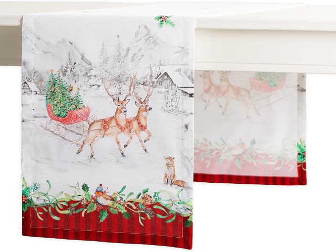 Maison d' Hermine Table Runner 100% Cotton 14.50" x 72" | Table Runners 72 by MaisondHermine