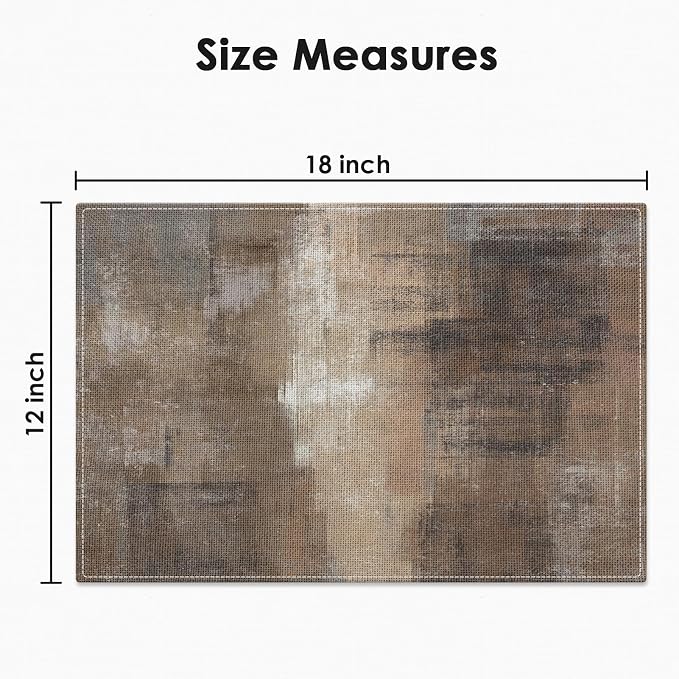 Emvency Farmhouse Placemats Set of 4, 12x18 Inch - Image 2