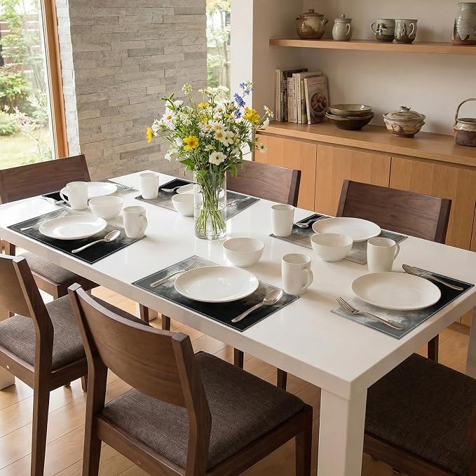 Emvency Farmhouse Placemats Set of 6, 12x18 Inch - Image 7