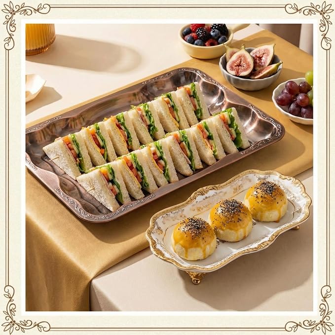FoldTier 4 Pack Serving Trays Set - Image 7