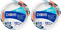 Dixie Large Paper Plates, 10 Inch, 2X Stronger*, Microwave-Safe, Soak-Proof by Unknown