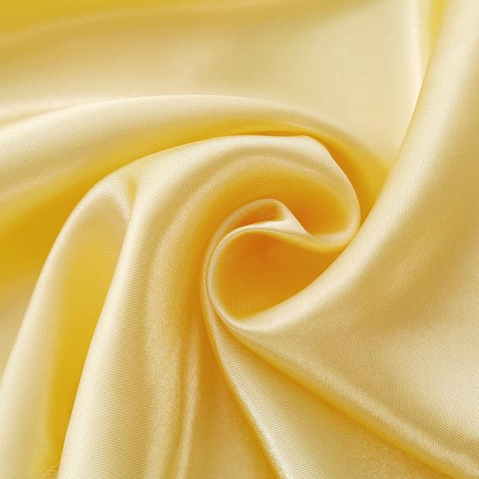 Horbaunal 2 Pack Light Gold Satin Table Runner 12 x 108 Inch | Smooth Table - Image 6