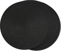 FunWheat Round Braided Placemats Set of 8 Place Mats by FunWheat