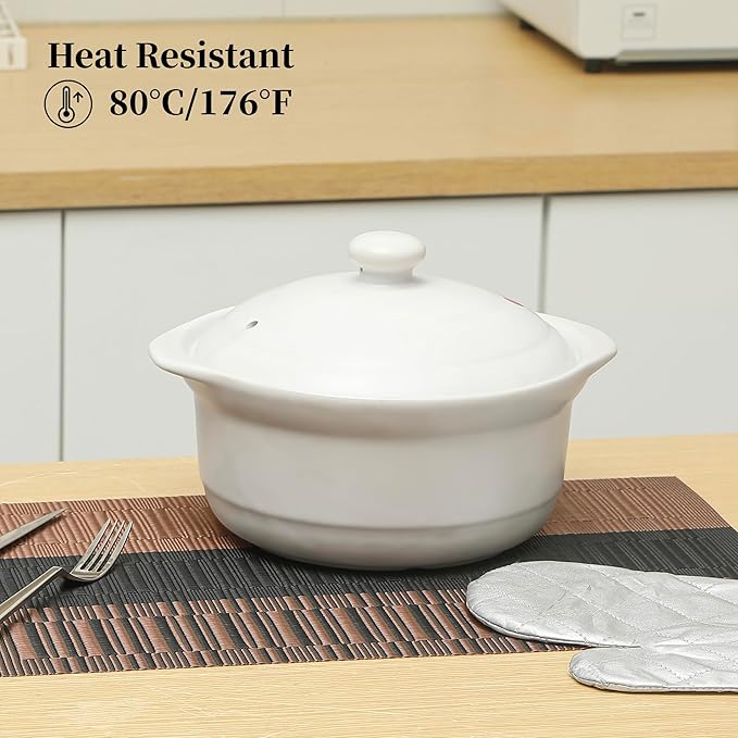 Leetaltree Brown with Black Striped Placemats Set of 8 - Image 4