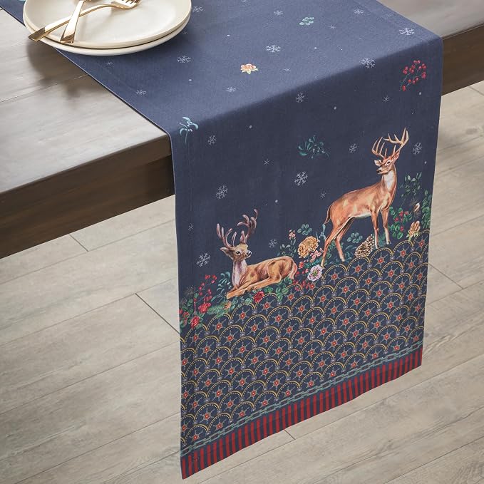 Maison d' Hermine Table Runner 100% Cotton 14.50" x 108" | Table Runners 108 - Image 9