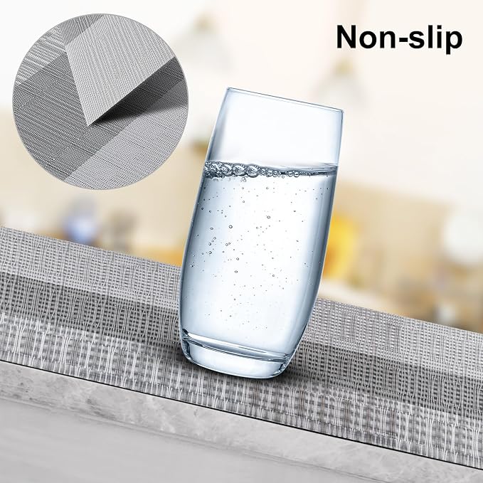 Aofmee Placemats, Heat Resistant Place Mats Set of 6, Washable PVC Table Mats - Image 4