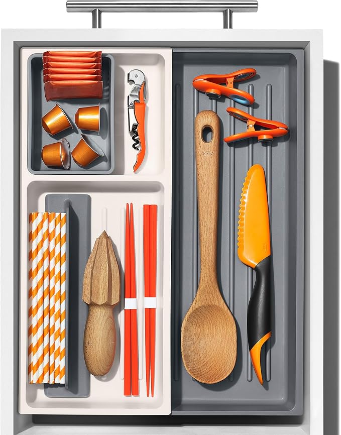 OXO Good Grips Expandable Kitchen Tool Drawer Organizer - Image 6