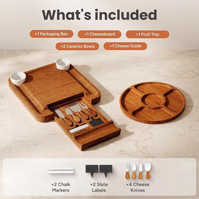 SMIRLY Charcuterie Board Set - Image 2