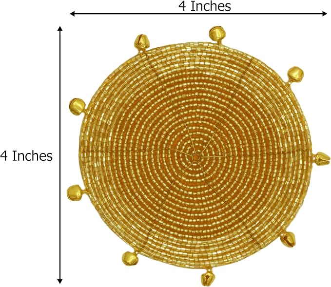COTTON CRAFT Glitz Handmade Beaded Coaster - Image 3