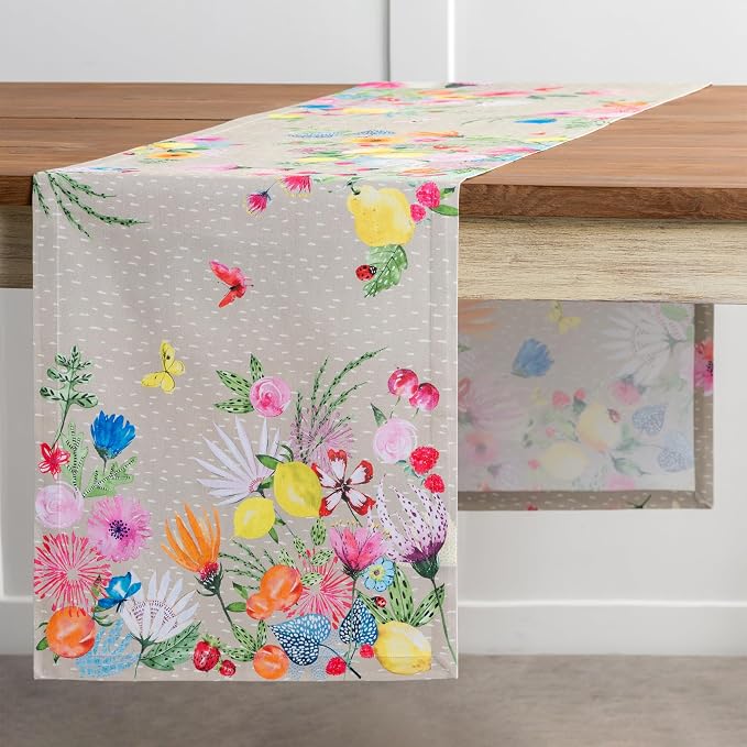 Maison d' Hermine Table Runner 100% Cotton 14.50" x 108" | Table Runners 108 - Image 8