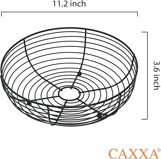 Countertop Fruit Bowl, Wire Basket - Image 2