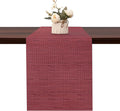 Table Runner 55 Inches Long, Vinyl Woven Heatproof Table Runners | Washable by Banchif