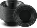 PLASTICPRO 200 PCS Black Plastic Bowls Light Weight 12 oz Plastic Soup Bowls by PLASTICPRO