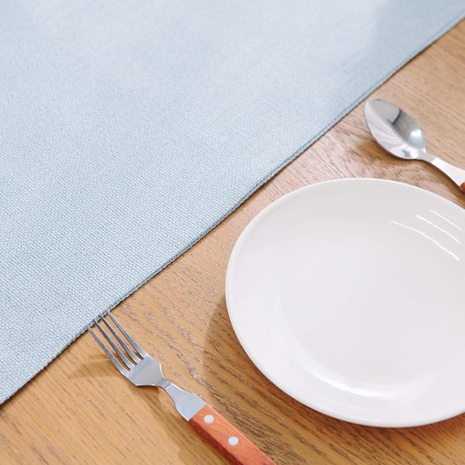 Soft Caddice Faux Linen 2 Piece Fabric in 1 Table Runner, eco-Friendly Fabric - Image 3